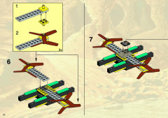 LEGO 4980 instructions page 22 – build guide