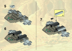 LEGO 4980 instructions page 6 – build guide