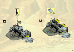 LEGO 4980 instructions page 9 – build guide