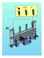 LEGO 4981 instructions page 19 – build guide