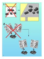 LEGO 4981 instructions page 2 – build guide