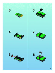 LEGO 4981 instructions page 9 – build guide