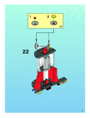 LEGO 4982 instructions page 21 – build guide