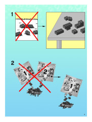 LEGO 4982 instructions page 3 – build guide