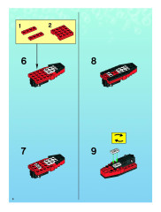 LEGO 4982 instructions page 6 – build guide