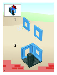 LEGO 4988 instructions page 2 – build guide