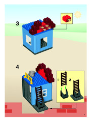 LEGO 4988 instructions page 3 – build guide