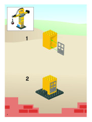 LEGO 4988 instructions page 4 – build guide