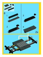 LEGO 4993 instructions page 8 – build guide