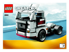 LEGO 4993 instructions page 1 – build guide