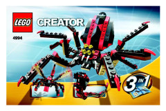 LEGO 4994 instructions page 1 – build guide