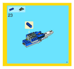 LEGO 4995 instructions page 23 – build guide