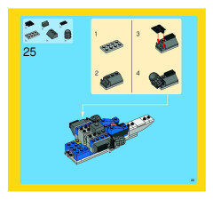 LEGO 4995 instructions page 25 – build guide
