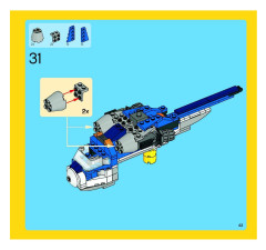 LEGO 4995 instructions page 43 – build guide