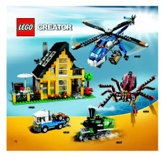 LEGO 4995 instructions page 72 – build guide