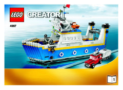 LEGO 4997 instructions page 1 – build guide