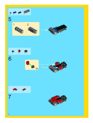 LEGO 4997 instructions page 4 – build guide