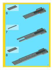 LEGO 4997 instructions page 7 – build guide