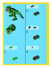 LEGO 4998 instructions page 4 – build guide