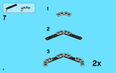 LEGO 50004 instructions page 6 – build guide