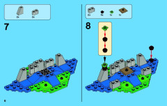 LEGO 50006 instructions page 6 – build guide
