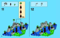 LEGO 50006 instructions page 8 – build guide