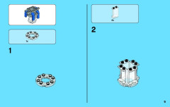 LEGO 50006 instructions page 9 – build guide