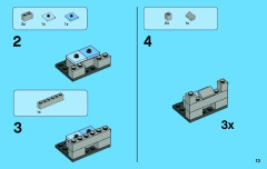 LEGO 50011 instructions page 13 – build guide