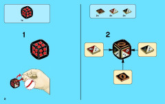 LEGO 50011 instructions page 2 – build guide