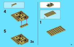 LEGO 50011 instructions page 21 – build guide