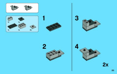 LEGO 50011 instructions page 23 – build guide