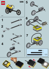 LEGO 5206 instructions page 1 – build guide