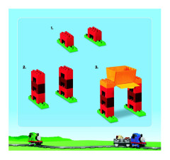 LEGO 5554 instructions page 3 – build guide