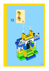 LEGO 5582 instructions page 21 – build guide
