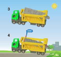 LEGO 5684 instructions page 3 – build guide