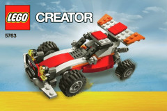 LEGO 5763 instructions page 1 – build guide