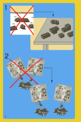 LEGO 5763 instructions page 2 – build guide