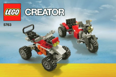 LEGO 5763 instructions page 1 – build guide