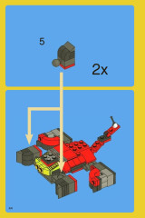 LEGO 5764 instructions page 44 – build guide