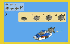 LEGO 5765 instructions page 7 – build guide