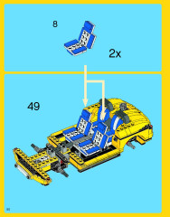 LEGO 5767 instructions page 50 – build guide