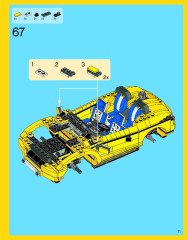 LEGO 5767 instructions page 71 – build guide