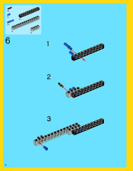 LEGO 5767 instructions page 8 – build guide