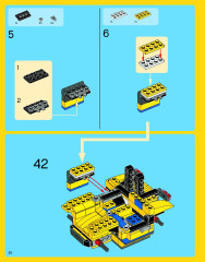 LEGO 5767 instructions page 36 – build guide