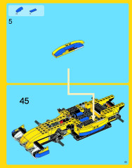 LEGO 5767 instructions page 45 – build guide