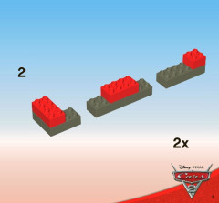 LEGO 5829 instructions page 3 – build guide
