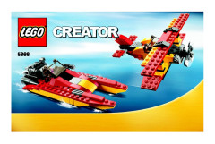 LEGO 5866 instructions page 1 – build guide