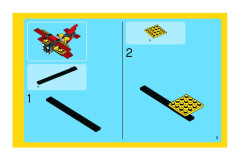 LEGO 5866 instructions page 3 – build guide