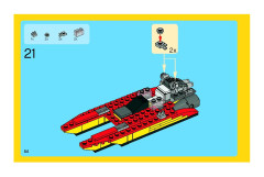 LEGO 5866 instructions page 54 – build guide