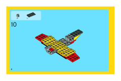 LEGO 5866 instructions page 8 – build guide